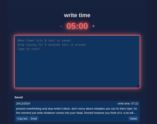 write time